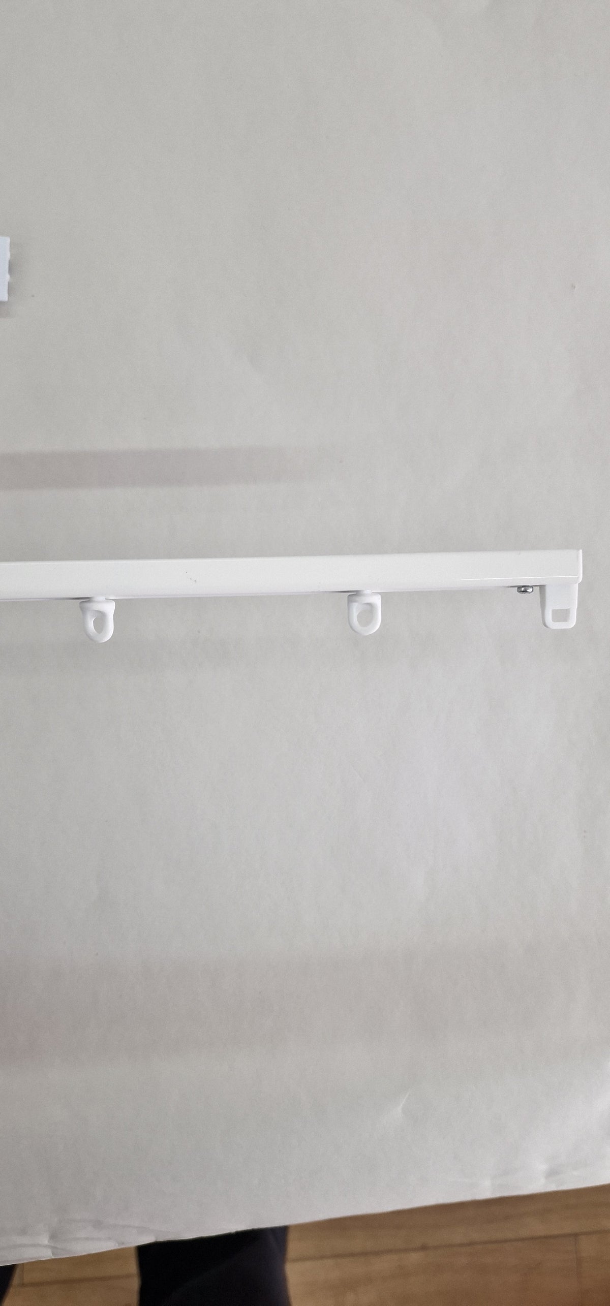 Discreet Ceiling Fixed Curtain Track upto 4m