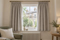 W41 x L55 (W104cm x L140cm) Pencil Pleat Neutral Curtains
